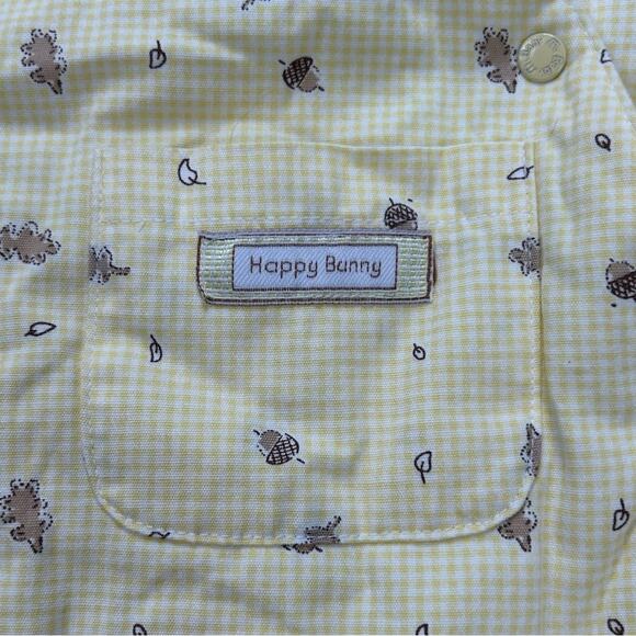 McBaby Infant Yellow Happy Bunny Fall Themed Outerwear w/Hood 0/3 Months - Picture 4 of 7